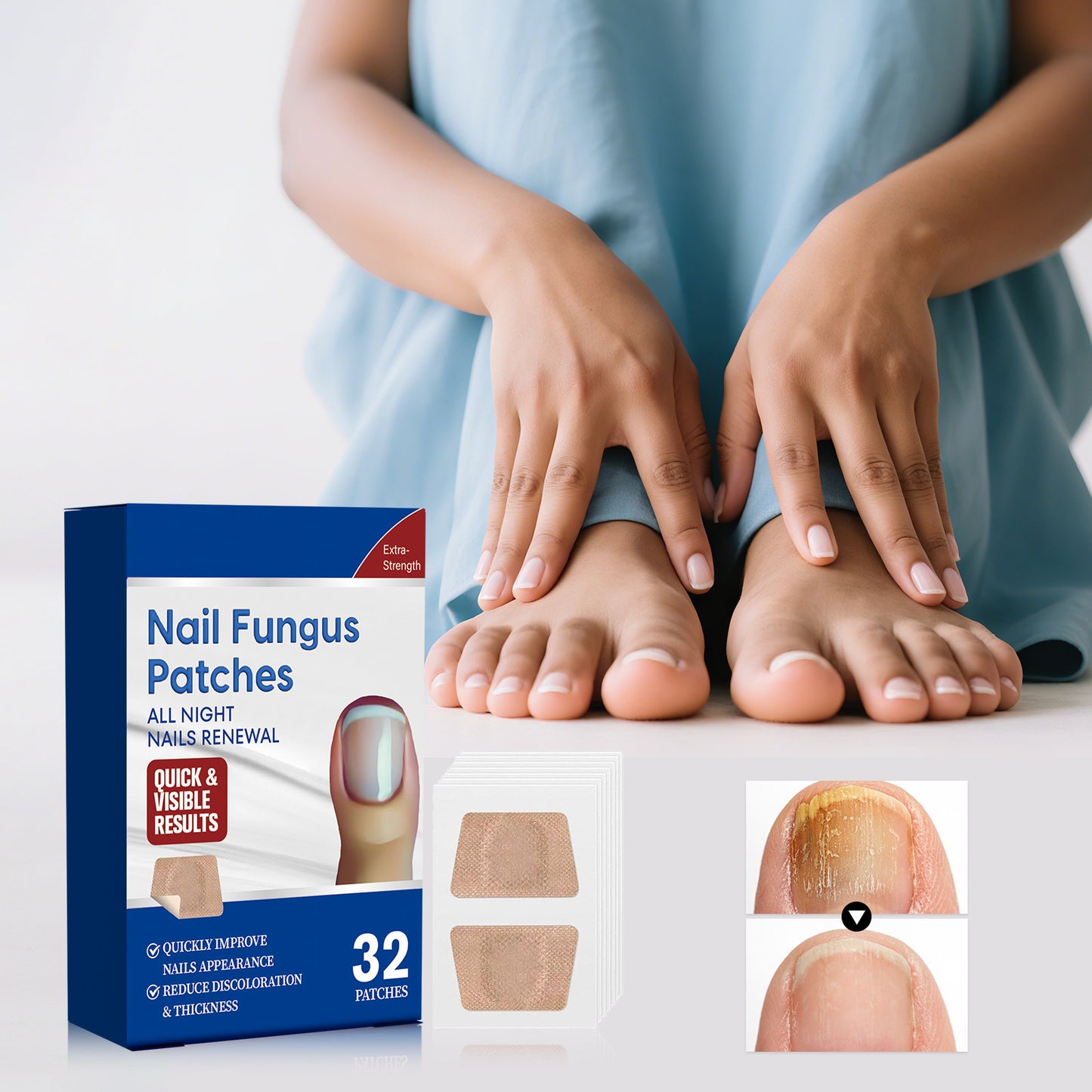 Nail care stickers