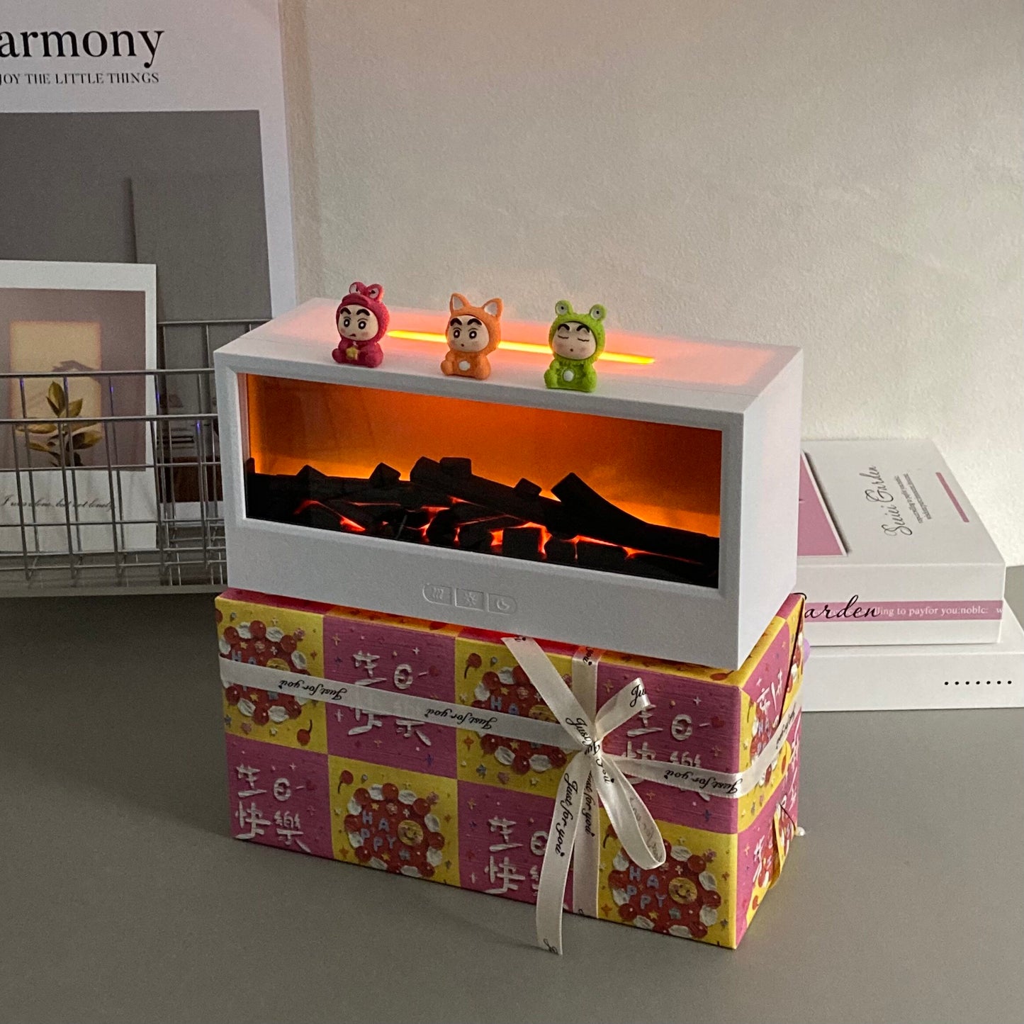 Flame Aroma Diffuser with Humidifier | Simulated Fire Essential Oil Diffuser | Aesthetic Room Decor