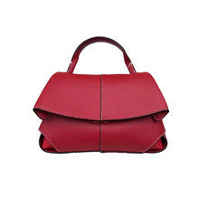Pol�ne Num�ro Bag White | Structured Top Handle Flap Crossbody Handbag with Gold Hardware