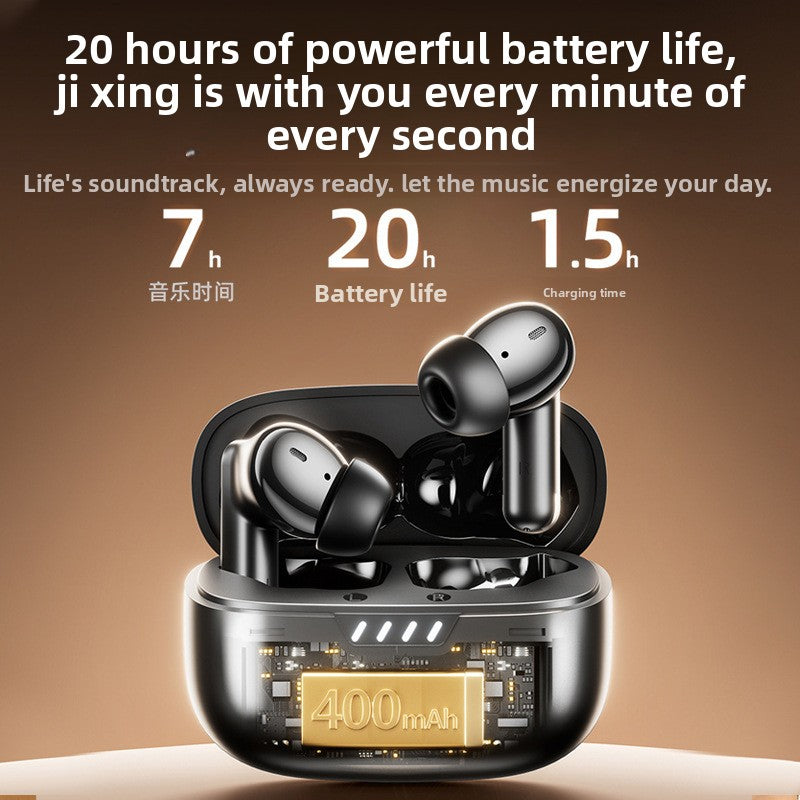 AWEI ANC ENC Noise Cancelling TWS Wireless Earbuds Bluetooth 5.4 Low Game Latency Immersive Surround Bass Long Battery Life LED Charging Case Hunter's Choice for Gaming Music iPhone Android