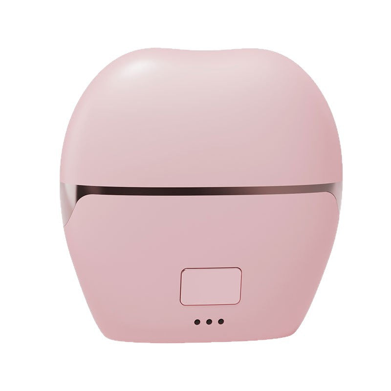 Mini Ionic Hair Straightening Brush | 3-Level Temp Control 60-Min Battery | Millions of Negative Ions Scalp Energizing Comb | Portable Pink Electric Hair Smoother