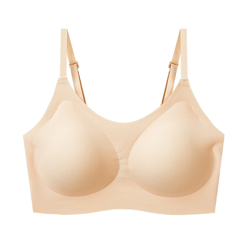 Nahtloser, unsichtbarer Bralette für Damen | Ultraleichte Träger Kabelloser, glatter BH | Bügelloser, hautfarbener Komfort-BH