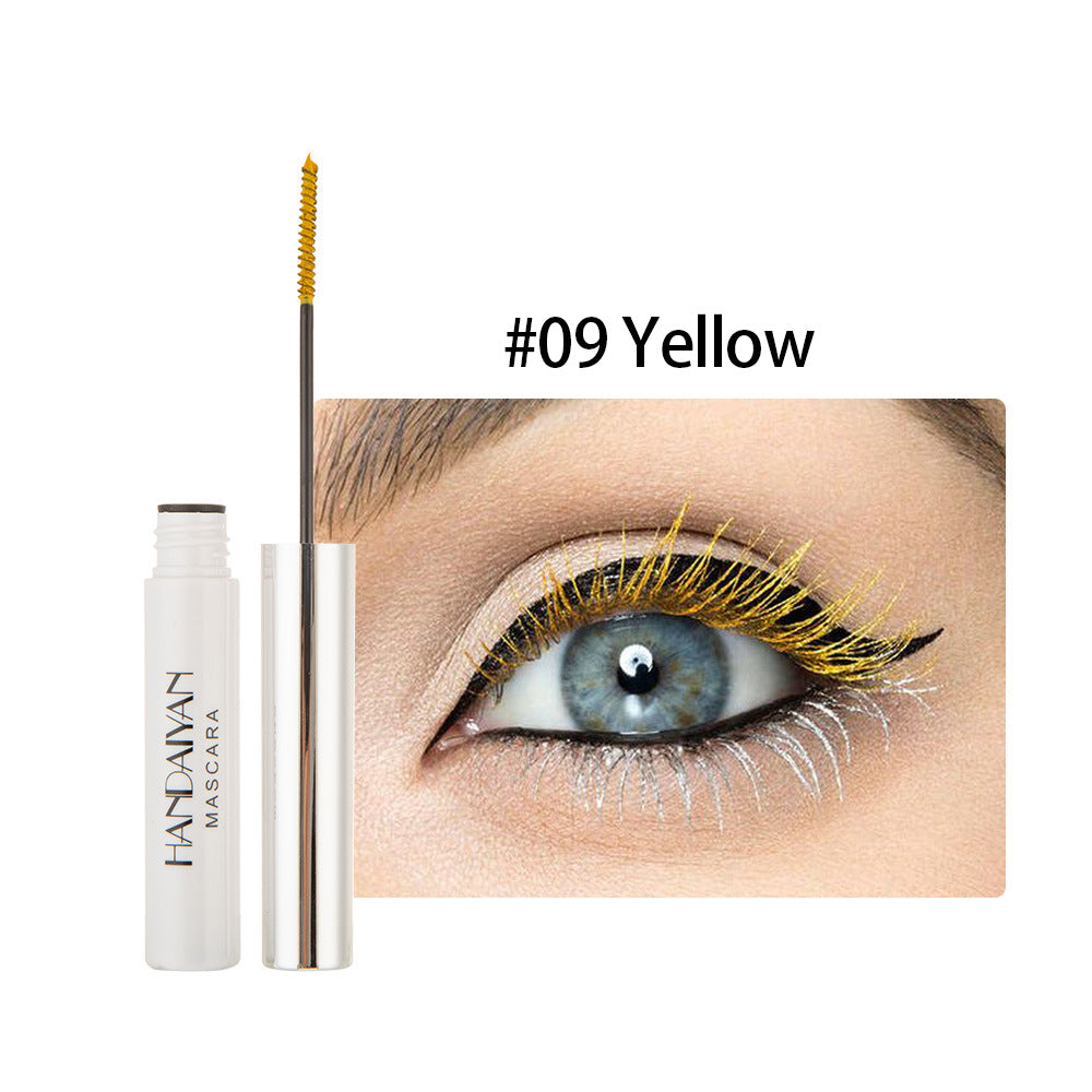 HANDAIYAN Colorful Mascara | Rainbow Colored Lash Mascara | Long Lasting Volumizing & Lengthening | Festival Makeup | Pink Blue Purple