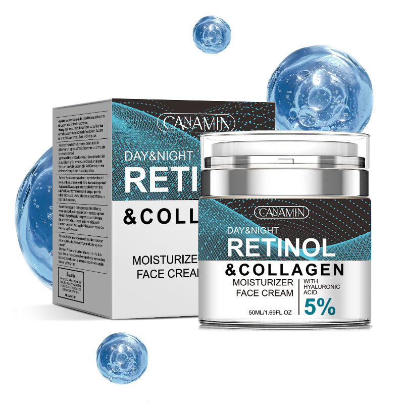 Retinol Niacinamide Anti-Wrinkle Facial Cream 50g | Day & Night Moisturizer | Lifts, Firms & Tightens | Vitamin A�C�E + 15% Hyaluronic Acid