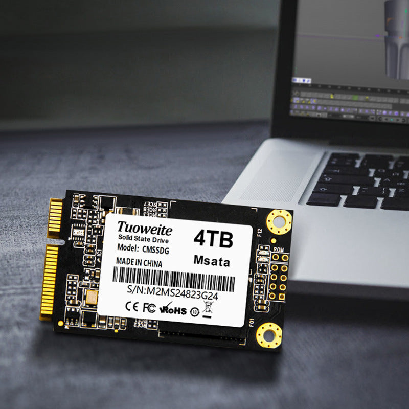 Tuoweite 1TB mSATA SSD | CMSSDG Internal Solid State Drive | Mini SATA Laptop Desktop Upgrade | CE FCC RoHS Certified