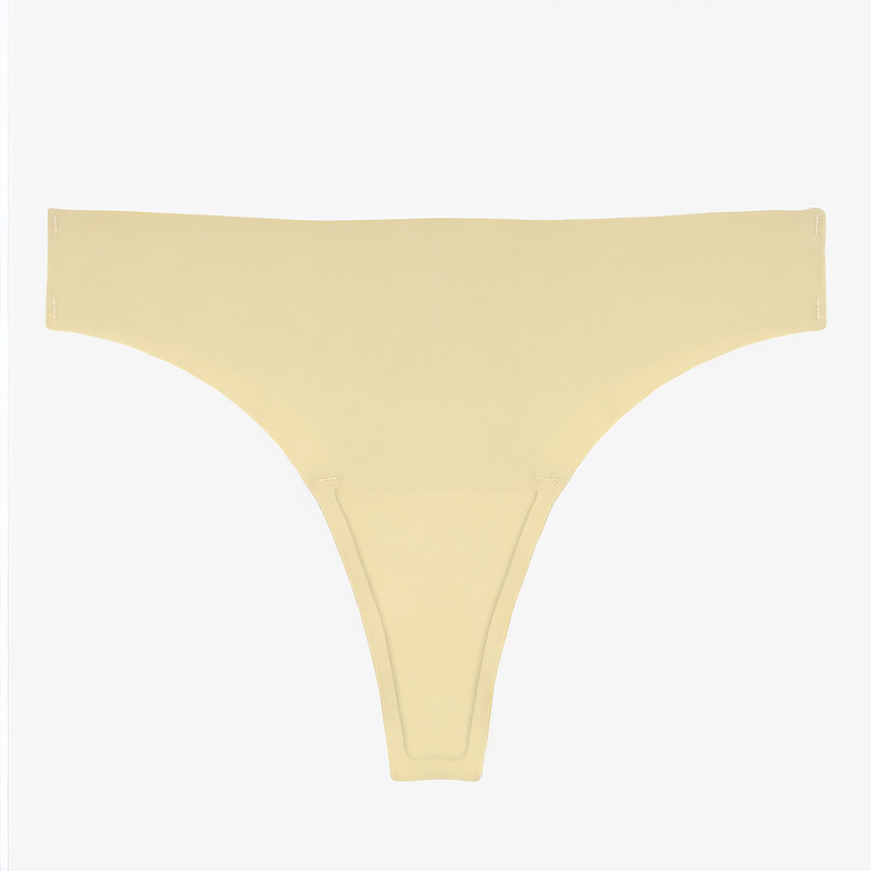Women's Seamless Thong Underwear | No-Show High Cut G-String | Multi-Color Invisible Panties | Soft Daily Wear