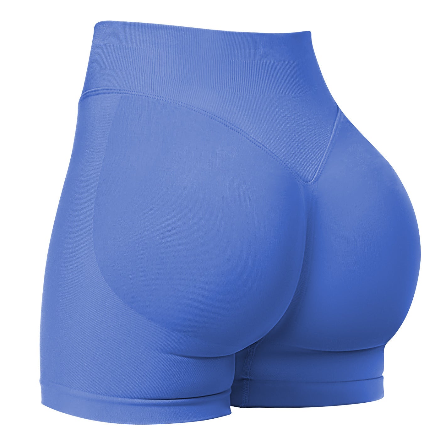 Pink Seamless Scrunch Booty Shorts | High Waist Butt Lifting Gym Shorts | Women's Workout Training Shorts