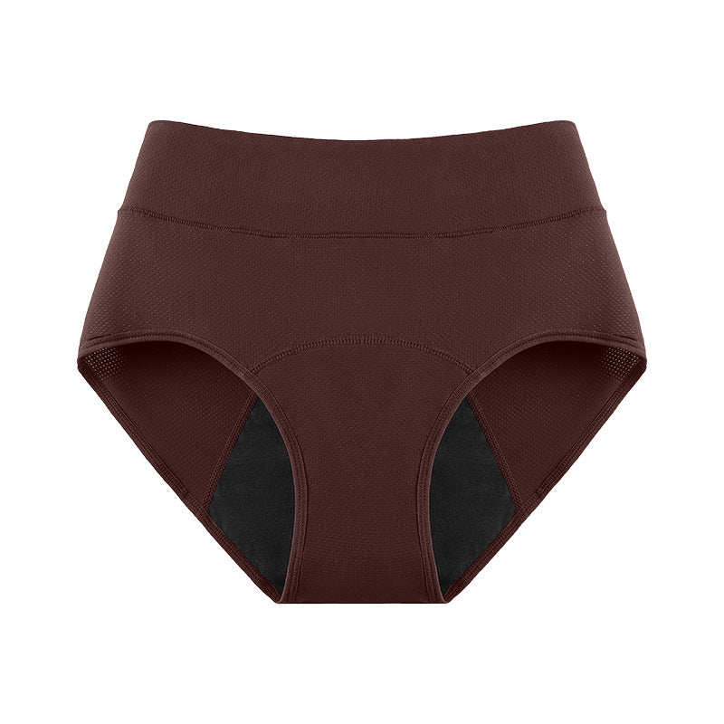 Women's Leak-Proof High Waist Briefs | 4-Layer Absorbent Period Panties | 5 Neutral Colors