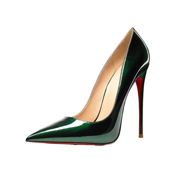 Black Patent Leather Pointed Toe Extreme Stiletto Pumps with Red Sole | The Ultimate Iconic Luxury Power Heels for Women