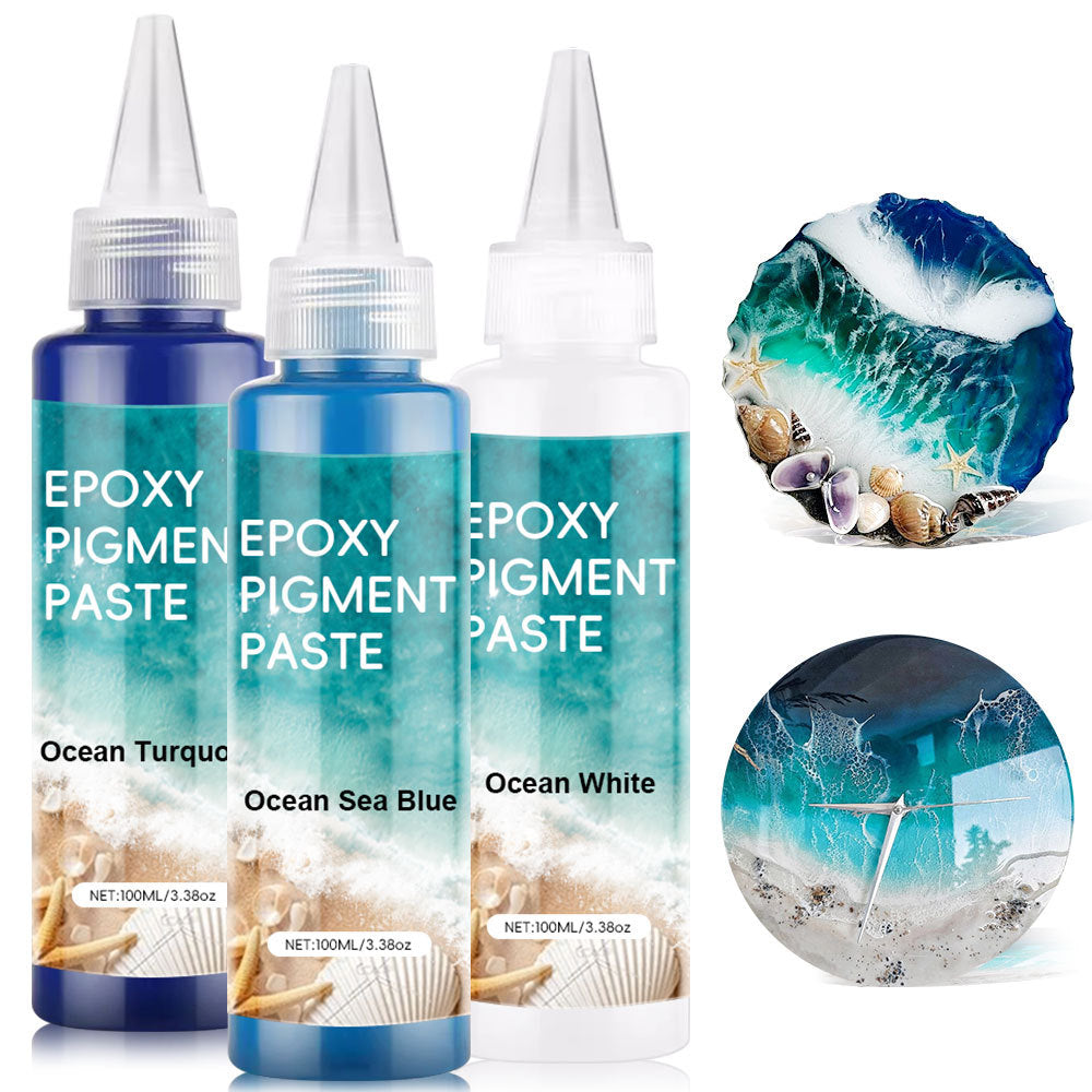 Epoxy Pigment Paste Jet Black 50ml | Highly Concentrated Resin Colorant | Art & Craft Epoxy Dye
