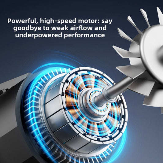 Volentfan BF-1 Akku-Druckluftspray | Wiederaufladbares Gebläse mit LED-Anzeige | Gelb