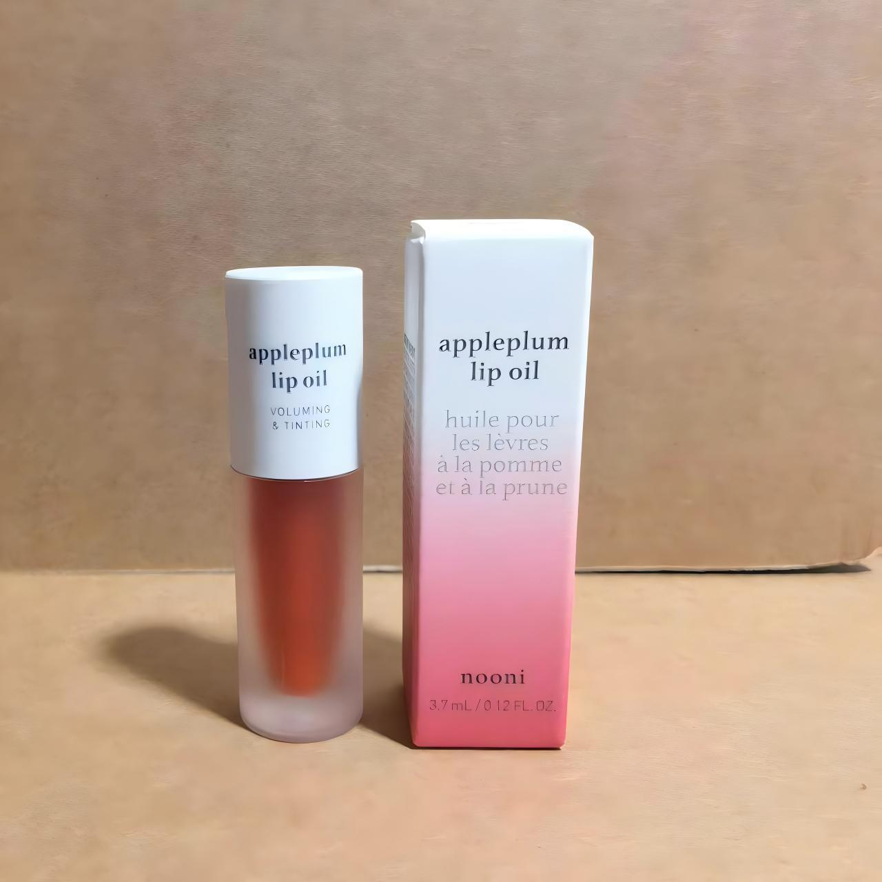 Nooni Appleplum Lip Oil - Voluming & Tinting Korean Lip Oil for Glossy, Plump Lips