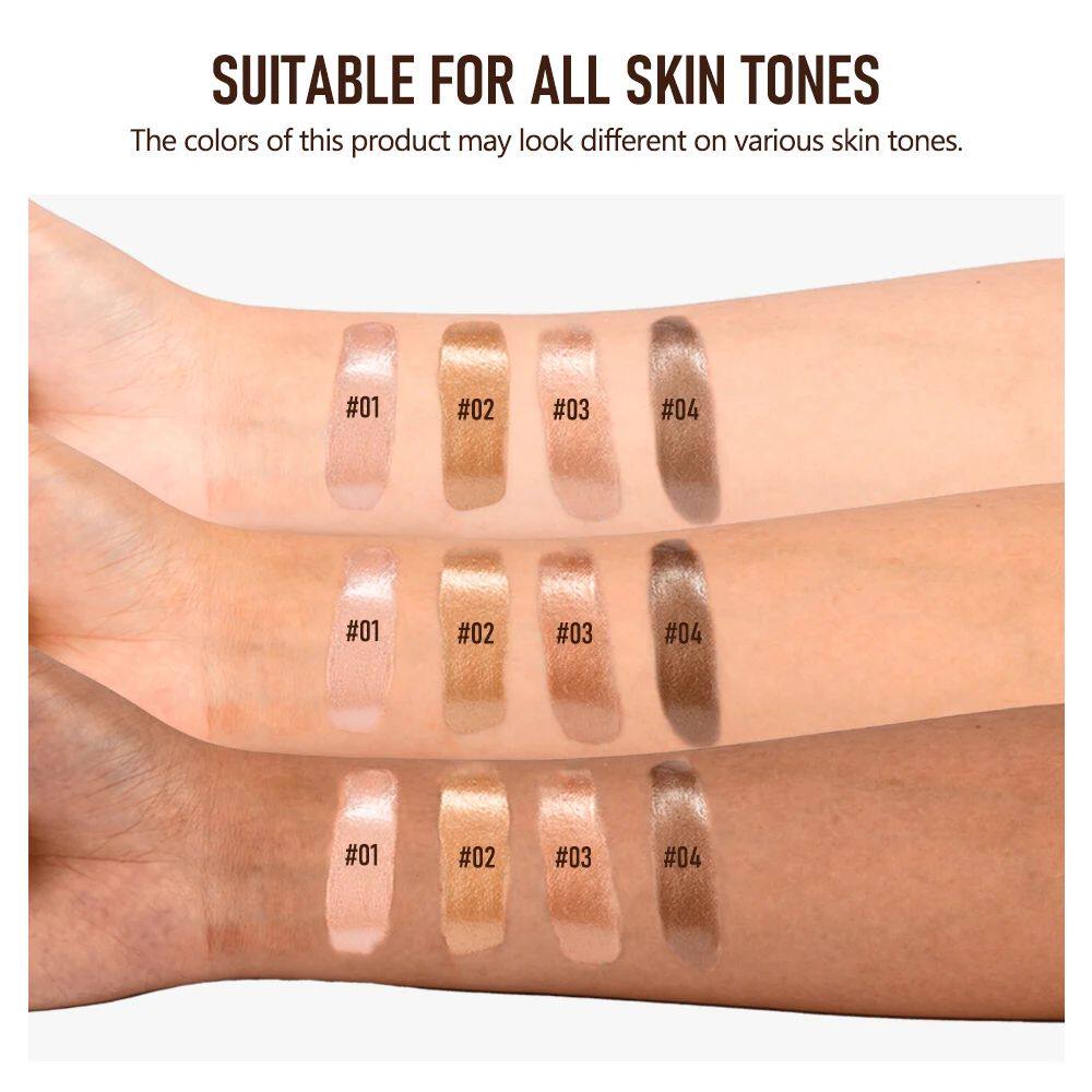 Lakerain Glow Bronzing Drops 50ml | Liquid Bronze Shimmer Highlighting Drops | Mix with Foundation or Apply Alone for Sun Kissed Radiant Glowing Skin | Face Body Bronzer Illuminating Serum for All Skin Tones