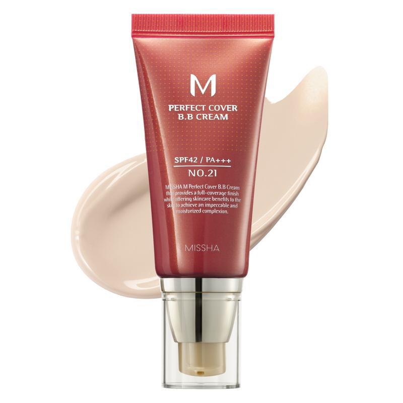 MISSHA M Perfect Cover BB Cream SPF42 PA+++ No.23 | Full Coverage Korean BB Cream Moisturizing Foundation