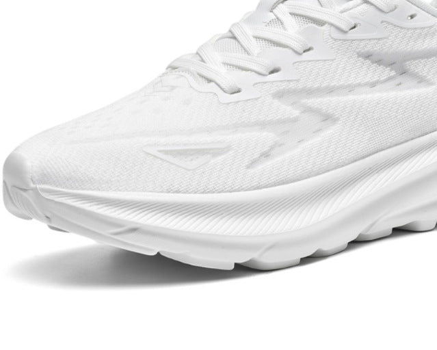 Black Knit Running Shoes for Men & Women | Lightweight Cushioned Sneakers | All Black Athletic Training Footwear