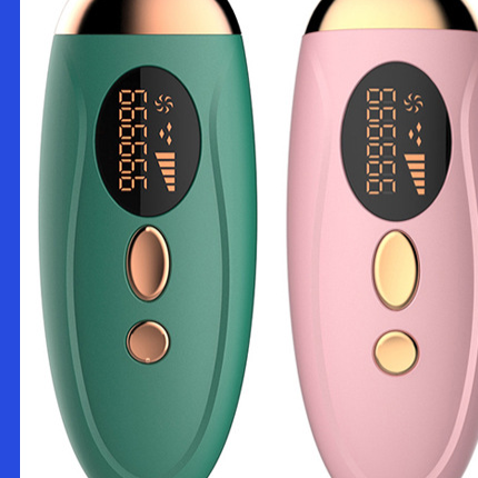 IPL Photon Rejuvenation Hair Removal Device Kit | Permanent Painless Laser Hair Remover | Includes Goggles Razor Charger & Manual | Rose Gold