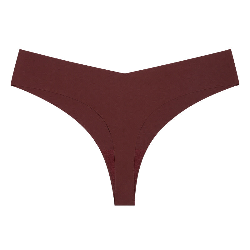 Nahtlose Tangas im 3er-Pack | Unsichtbare, weiche Stretch-Tangas | Bequeme Damen-Tangas für jeden Tag | Grau, Braun & Rosa 