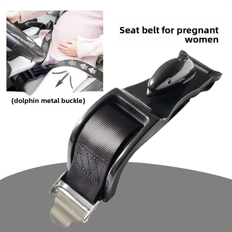 Pregnancy Seat Belt Adjuster | Maternity Car Seatbelt Safety Strap Positioner | Bump & Baby Belly Protector for Pregnant Women | Universal Car Fit