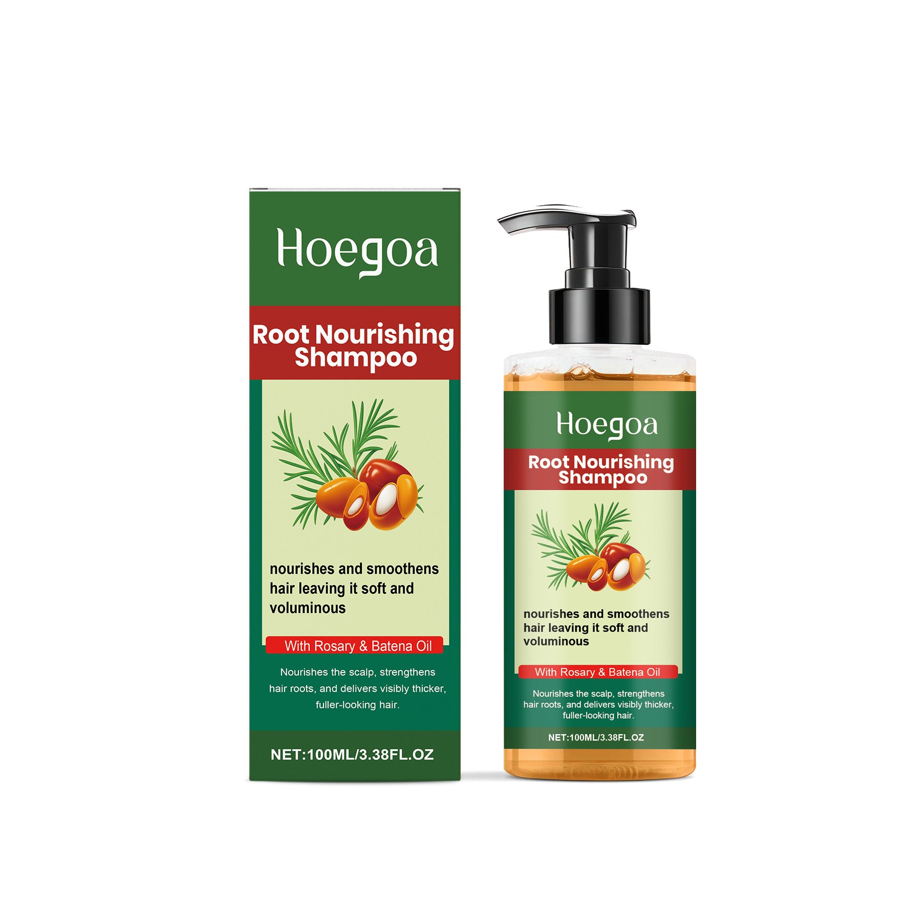 GleamXi Rosemary & Biotin Hydrolyzed Keratin Shampoo 100ml | Nourishing Hair Growth Shampoo for Damaged, Soft & Shiny Hair