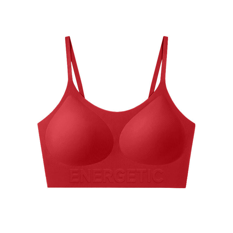 Women's Sage Green Seamless Wireless Bralette with Adjustable Straps, Back Hook and Deep V Neckline for Everyday Wear