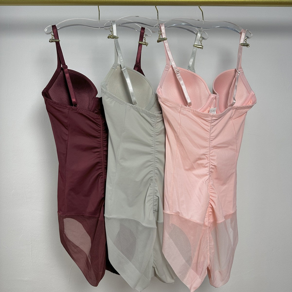 Women's Sculpting Bodysuit with Built-In Bra | Tummy Control Shapewear | 7 Colors Spaghetti Strap Body Shaper