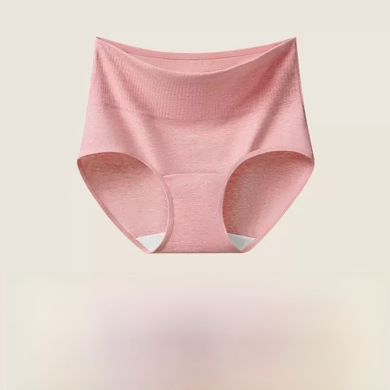 Slip a vita alta in cotone a costine | Intimo contenitivo da donna | Morbide mutandine a vita alta per tutti i giorni