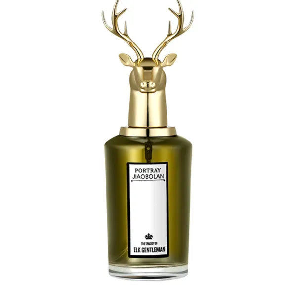 Jiaobolan The Tragedy of Elk Gentleman EDP 75ml | Profumo da Uomo Fougere Orientale | Fragranza Ambrata Brandy Fava Tonka