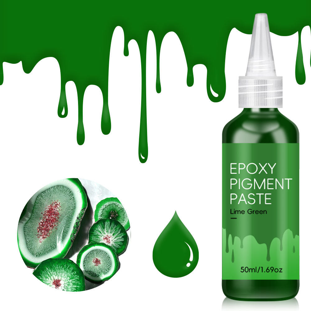 Epoxy Pigment Paste Jet Black 50ml | Highly Concentrated Resin Colorant | Art & Craft Epoxy Dye