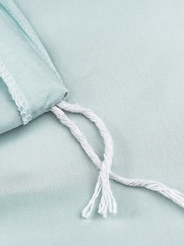 Luxury Satin Silk Bedding Set | Mint Green Duvet Cover Pillowcase | Soft Silky Smooth Bed Linen Set Queen King