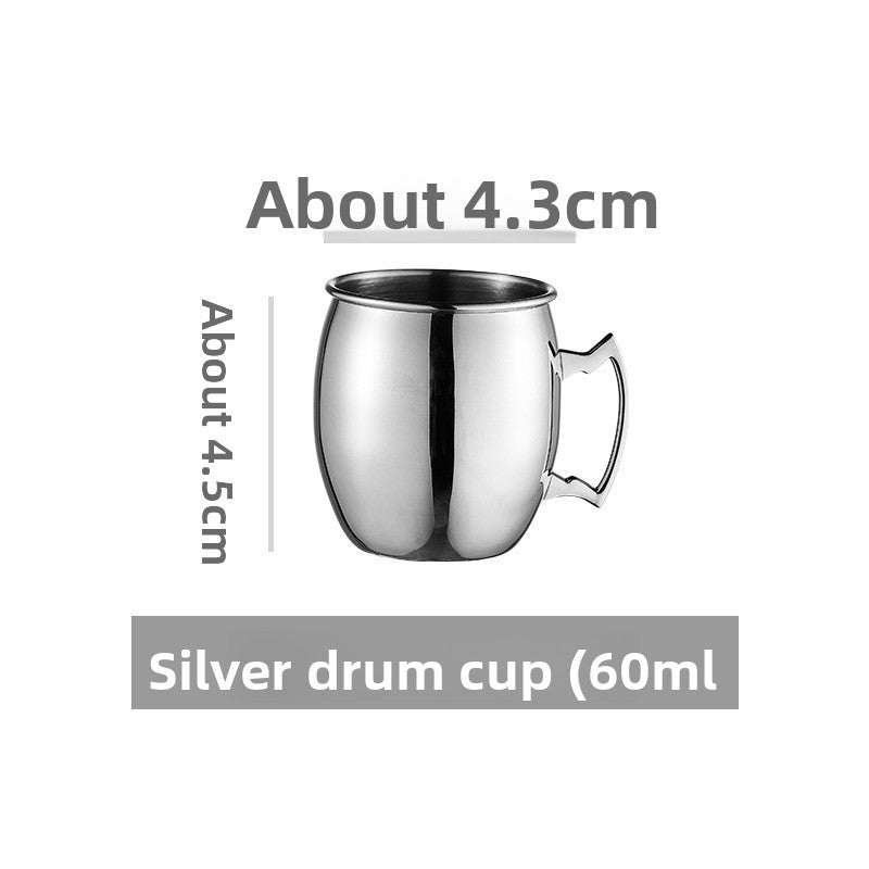 Hammered Moscow Mule Mug | Copper Rose Gold & Black Stainless Steel Cocktail Cup | Premium Bar Drinkware for Home & Party