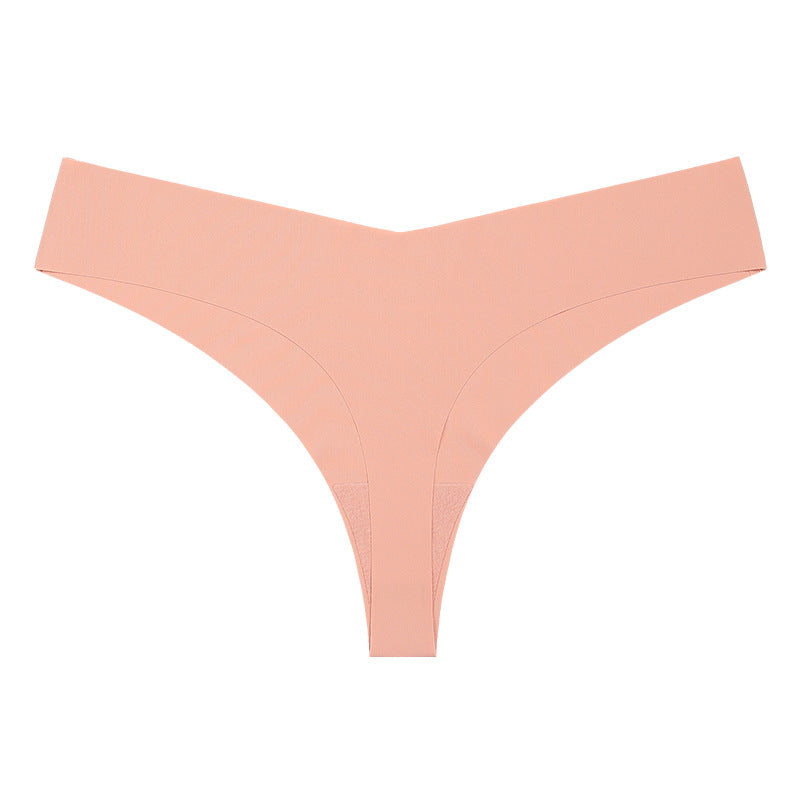 Nahtlose Tangas im 3er-Pack | Unsichtbare, weiche Stretch-Tangas | Bequeme Damen-Tangas für jeden Tag | Grau, Braun & Rosa 