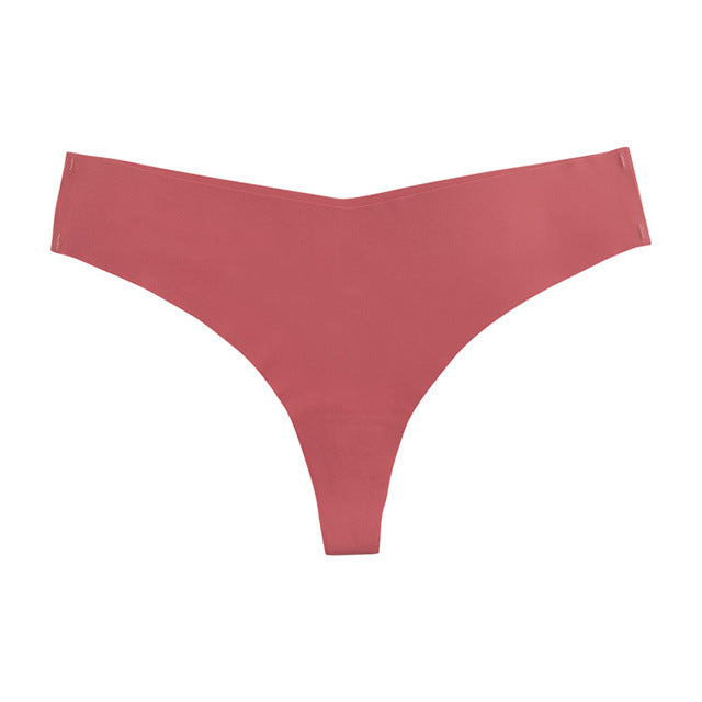 Nahtlose Tangas im 3er-Pack | Unsichtbare, weiche Stretch-Tangas | Bequeme Damen-Tangas für jeden Tag | Grau, Braun & Rosa 