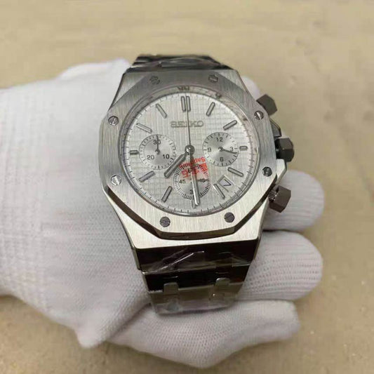 Men modify Seiko watches