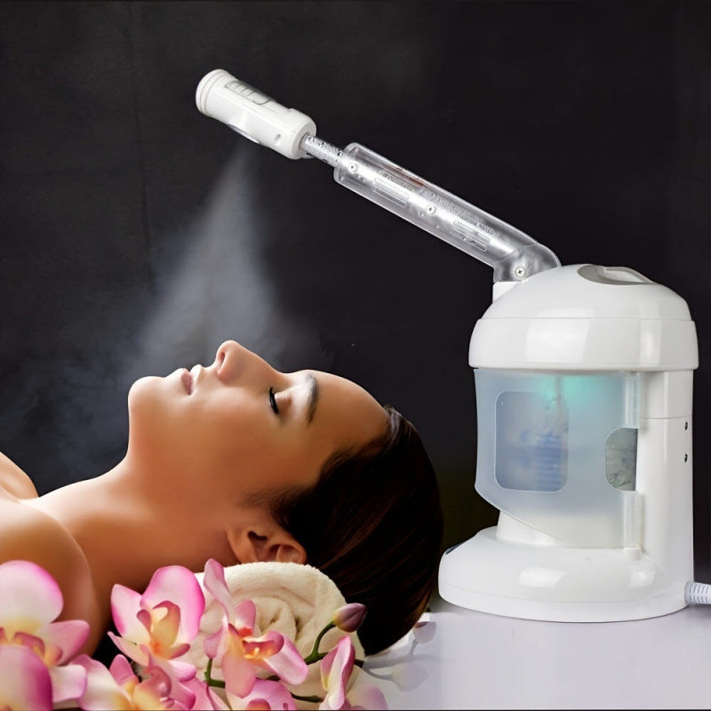 Professioneller Gesichtsbedampfer mit ausziehbarer Ozon-Düse | Heißer Dampf Gesichtsbedampfer für tiefe Porenreinigung, Hydratation & Spa-Hautpflege zu Hause